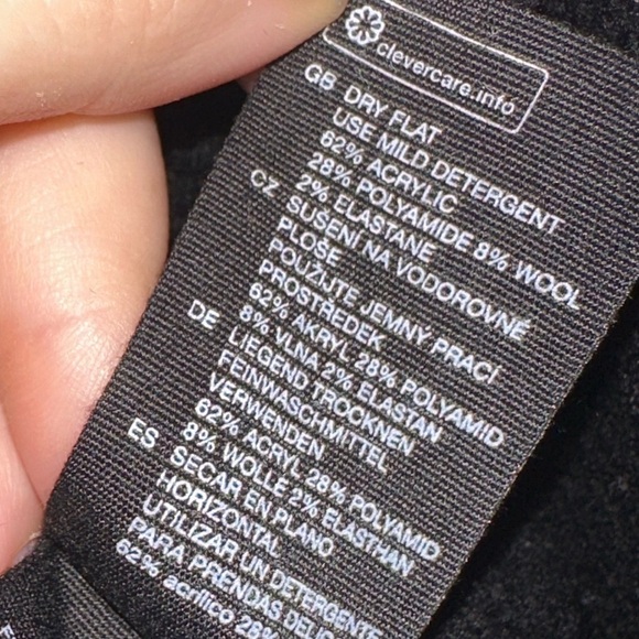 & other stories women’s black button front cardigan S fall winter - Picture 5 of 6